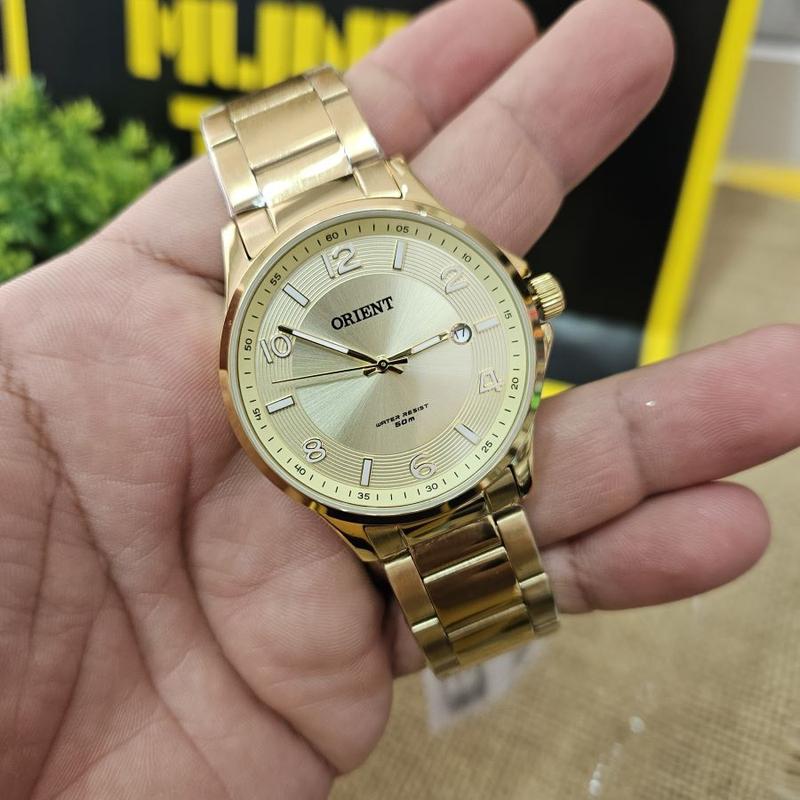 金 Relógio Orient Feminino Analógico Dourado FGSS1168 C2KX - Relógio